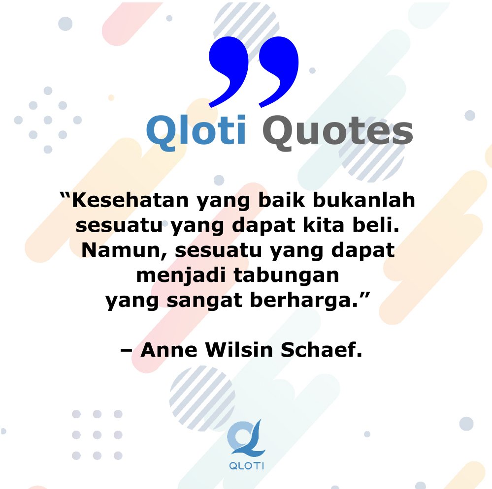 Jangan lupa untuk selalu menjaga kesehatan ya sahabat Qloti.

Jika membutuhkan pulsa, paket data atau pembayaran listrik dan internet, bisa loh menggunakan layanan QLoti.
Info lebih lanjut hubungi kami melalui wa di 081322222757

#Qloti #hidupsehat #sehatitumahal #tubuhsehat