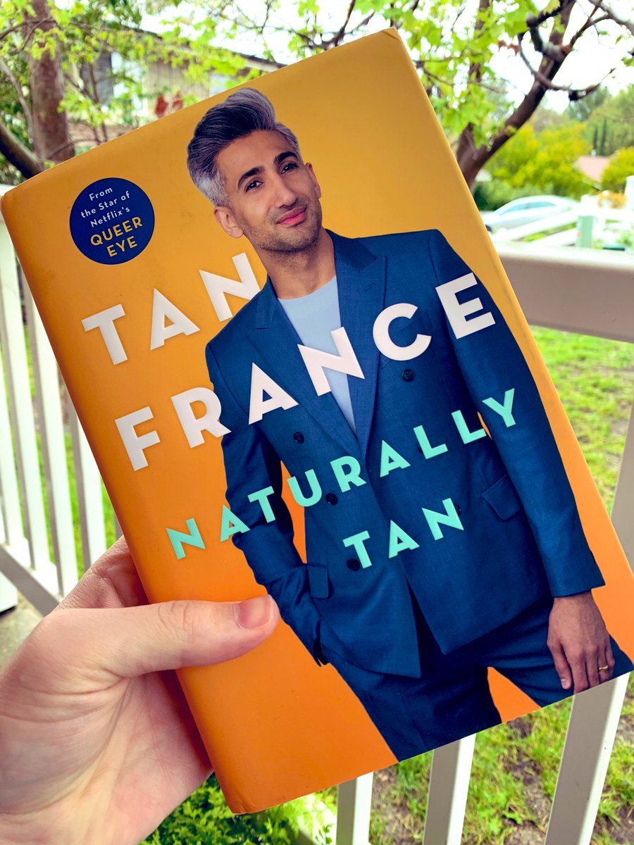 BrianEBee's tweet photo. Book #4 this week (clearly, I’m into autobiographies). All I can say so far is @tanfrance curses like a sailor! A refreshing change, coming off a political memoir, and a Christian one prior. #NaturallyTan https://t.co/rhoAxUFbzd