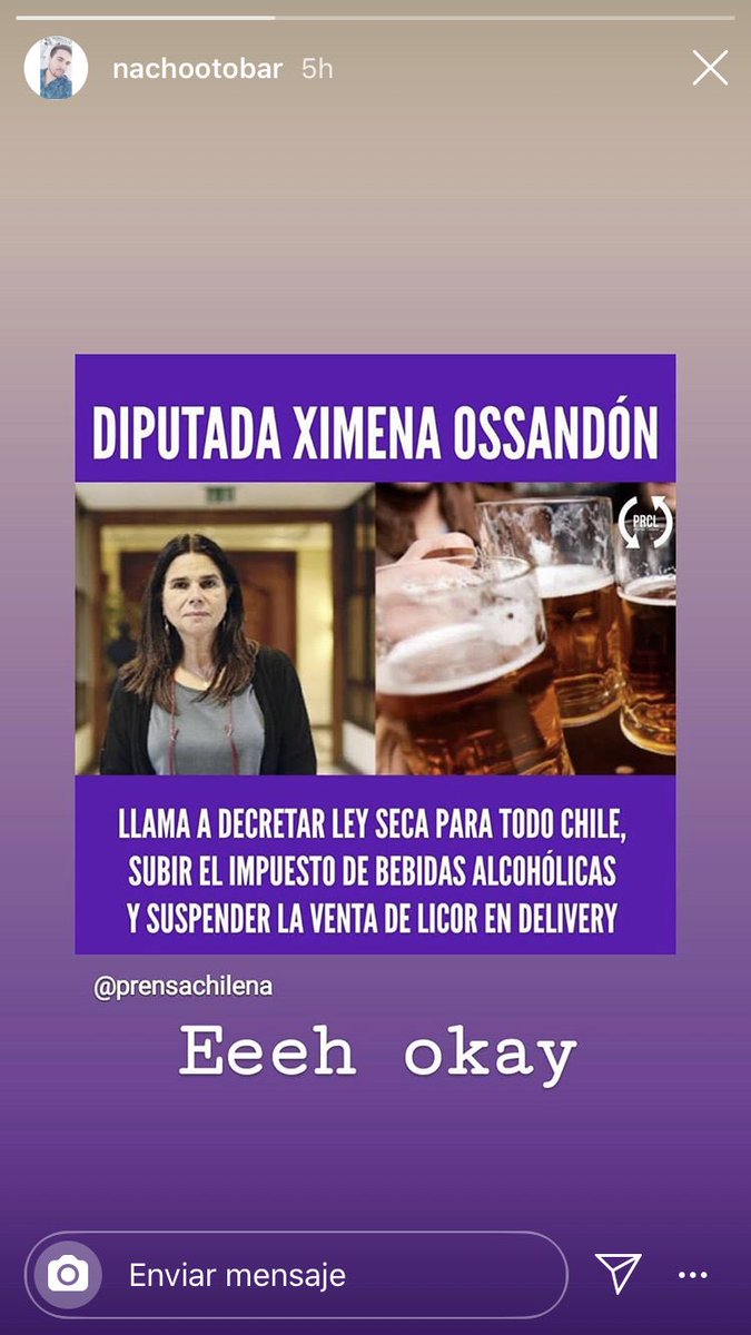 jmfuenzalida's tweet photo. La verdad es que veo esta noticia y me parece aberrante... soy de una región pisquera... donde esto es una cultura y una tradición.. no caigamos en populismos electorales... SANTIAGO no es chile.. el la región de Atacama y Coquimbo el Pisco es Chile... ademas son empleos https://t.co/gy4P69eBAb