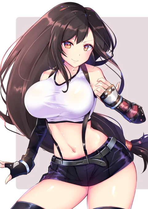 リメイク版発売やったー
#FF7R  #ティファ 