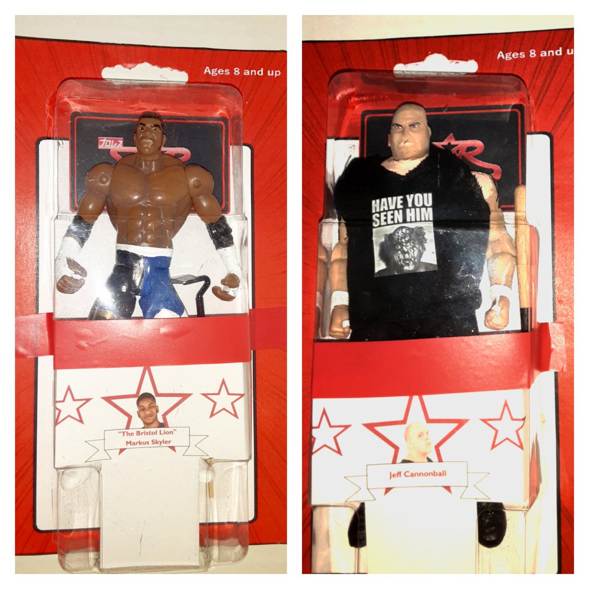 STARProLLC's tweet photo. Our first action figure prototypes that is set for release in 2021. Series 1 will feature STAR Pro talent such as @SwitchbladeJoeC @whoisbillyavery @JeffCannonball @TheMarkco_lion and #Jixx. Collect them all! We want to hear your thoughts. https://t.co/KU0b3FeBNa