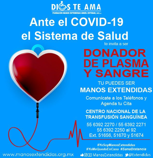 extendidas's tweet photo. Es tiempo de ayudar 
@SSalud_mx @GobCDMX @GobiernoMX https://t.co/wVlg8y0Put