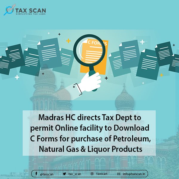 tax_scan's tweet photo. https://t.co/EfFzq3FCN7
#Madras #HighCourt #DirectTax #Online #CForm #PetroleumNatural #GasLiquorProduct #GST #GSTNews #Taxscan #TaxNews #FinanceNews https://t.co/0FLH5NLXYS