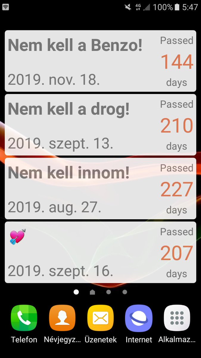 ExDrogos's tweet photo. Sziasztok! Nem tuntem el, azota is #felepulok. Sokkal jobban vagyok. Napjaim szama novekszik: 144. napja szabad nekem nem szedni #benzodiazepint, 210. napja szabad nekem nem drogozni is, és 227. napja szabad nekem nem fogyasztani alkoholt! Halas vagyok Istennek es a kozossegnek! https://t.co/buW8zfAfA5