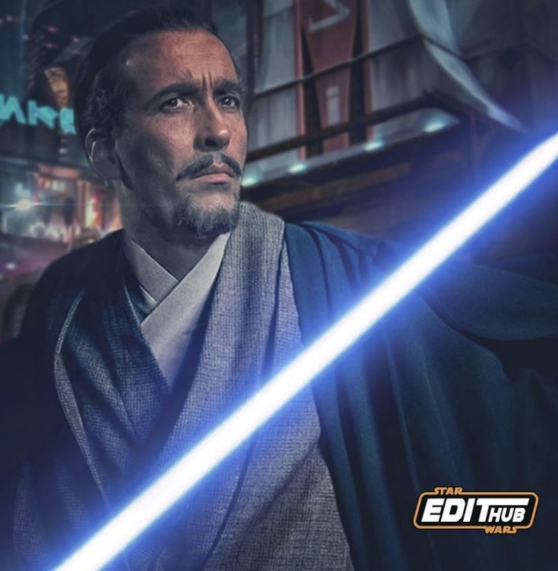 rawyld's tweet photo. Count Dooku before he turned Sith Star Wars prequels ⁦@GirlswSabers⁩ ⁦@PrequelsRule⁩ Christopher Lee. By Star Wars Edit hub. https://t.co/sUwsckPof4