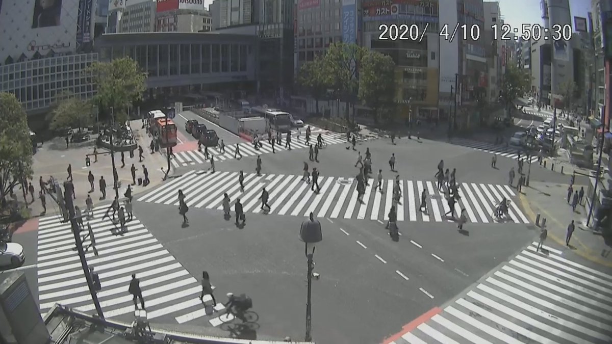 渋谷 スクランブル 交差点 ライブ