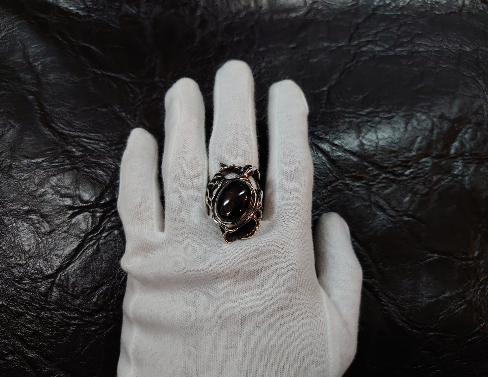 タウジャン指輪　215-02オニキス 215-02 - TAUJAN Shopping|(タウジャン通販)