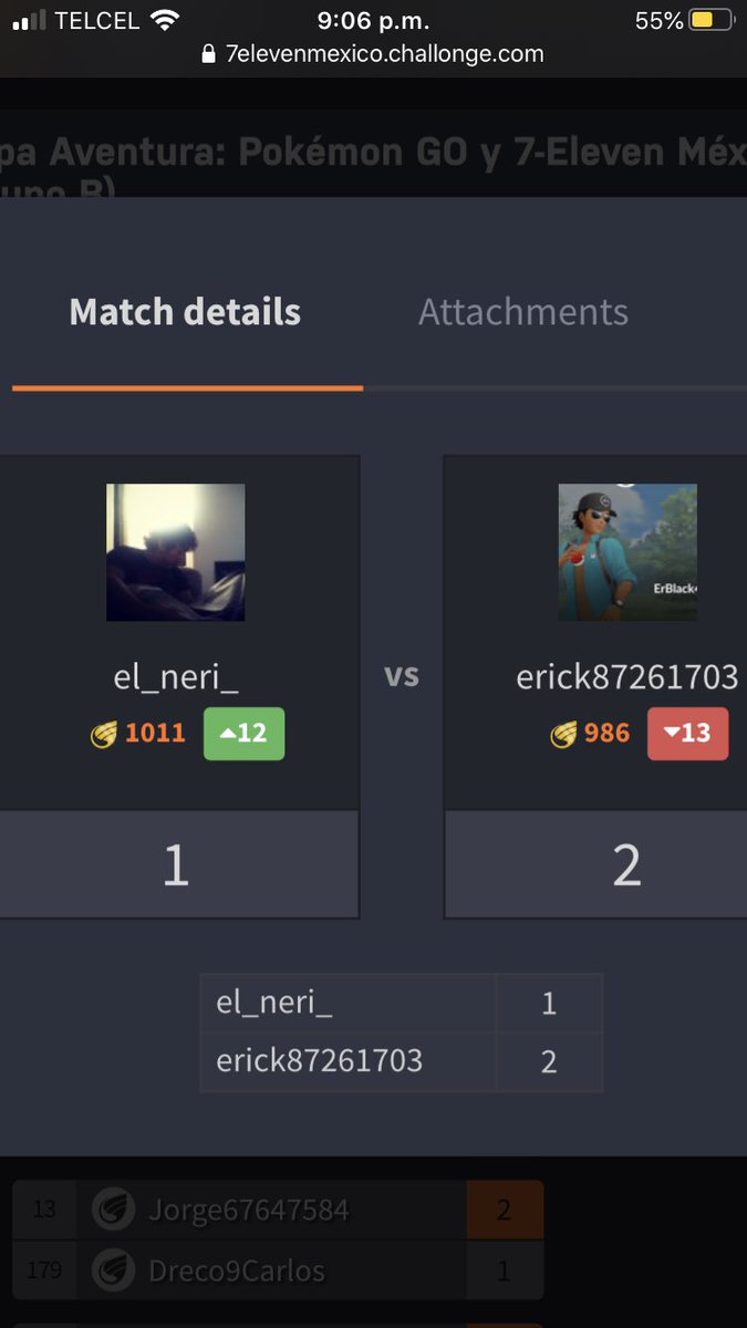 erick87261703's tweet photo. @s0noroman  llevo todo el día reportando que salgo con 2 derrotas cuando solo tengo 1 @pokemex https://t.co/G4HJlXBgyj