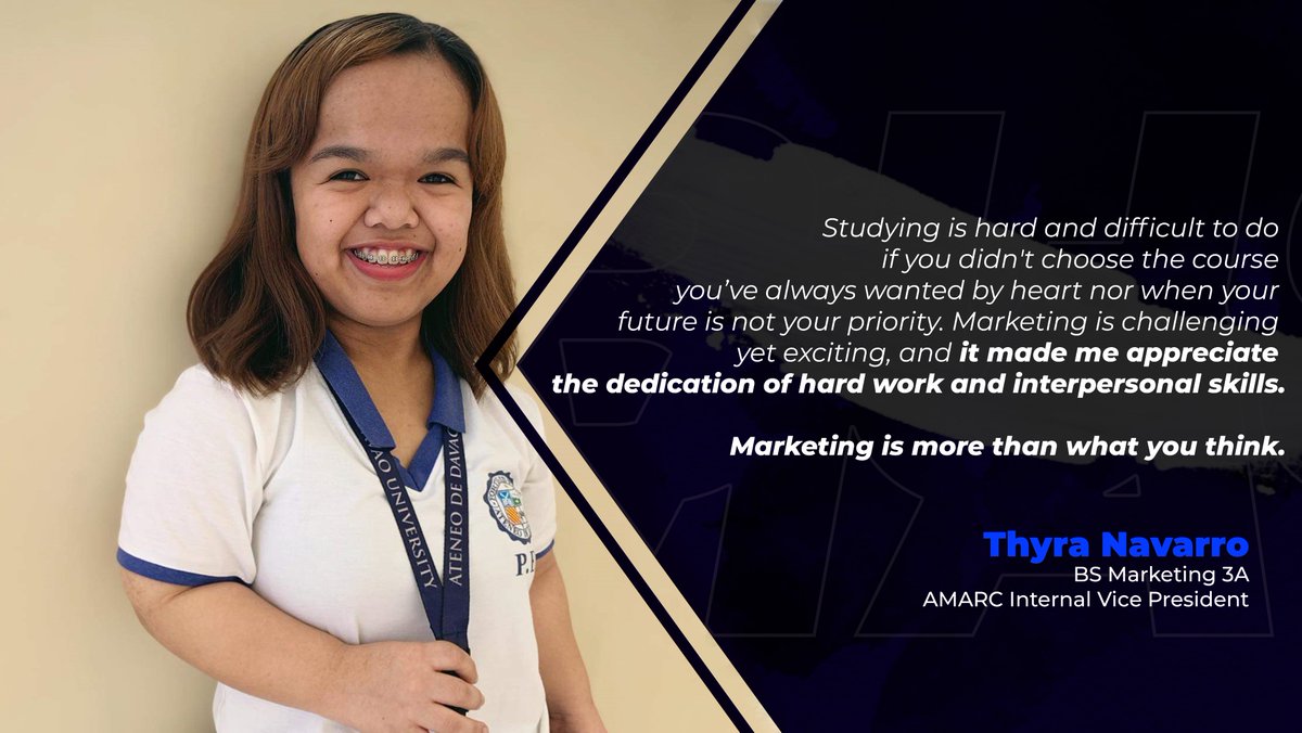 Be a catalyst for innovation!Bachelor of Science in Marketing motivates you to connect with people. Its vibrant and dynamic industry boosts creativity to the highest level because of its efficient and strategic nature.
