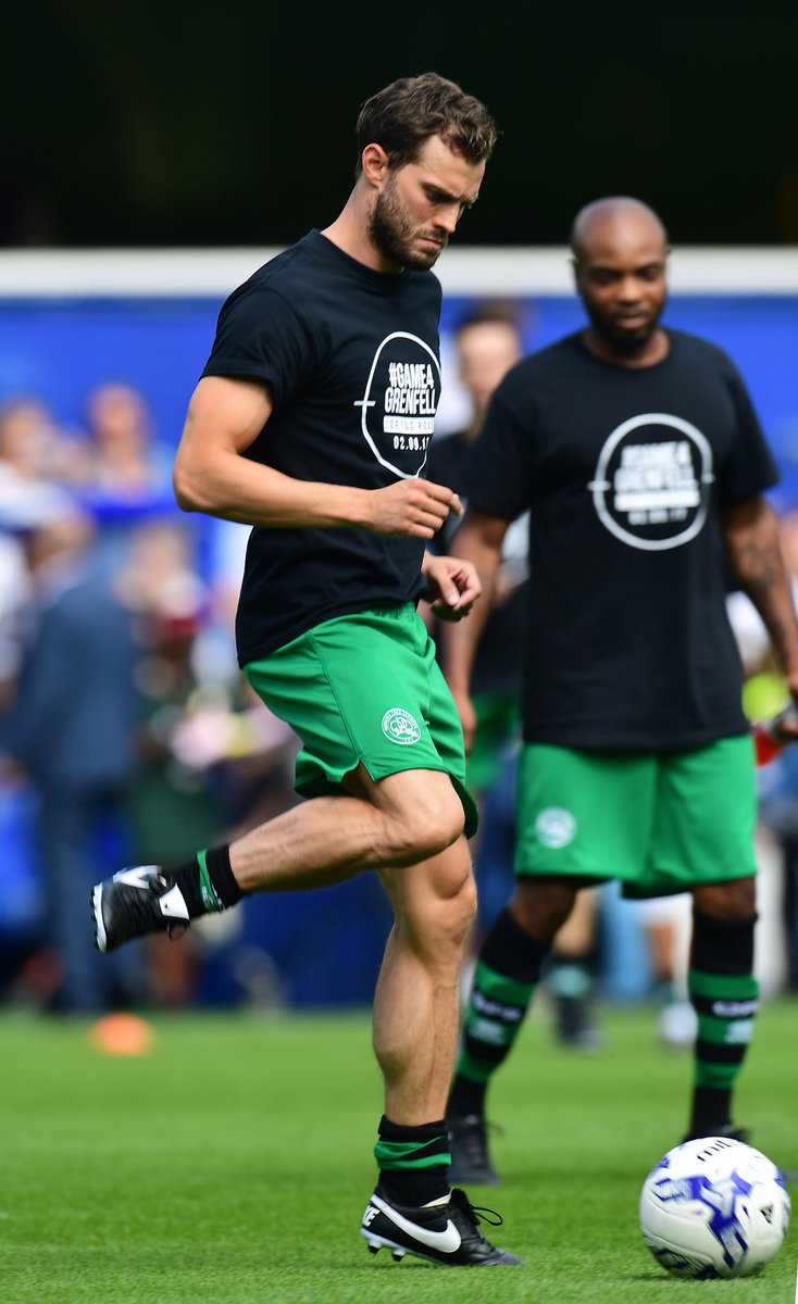 Jamie Dornan- football- charity