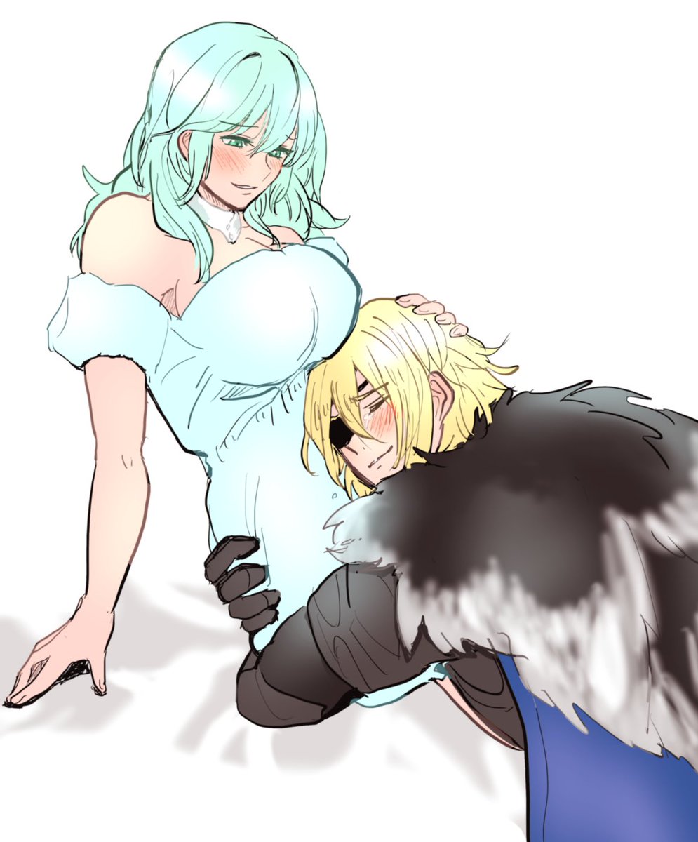 アイコン用に描いたやつ～！
公式の画像はないものの、息子が生まれるの確定なの最高だね…！！
これだからディミレスはやめられねえ…