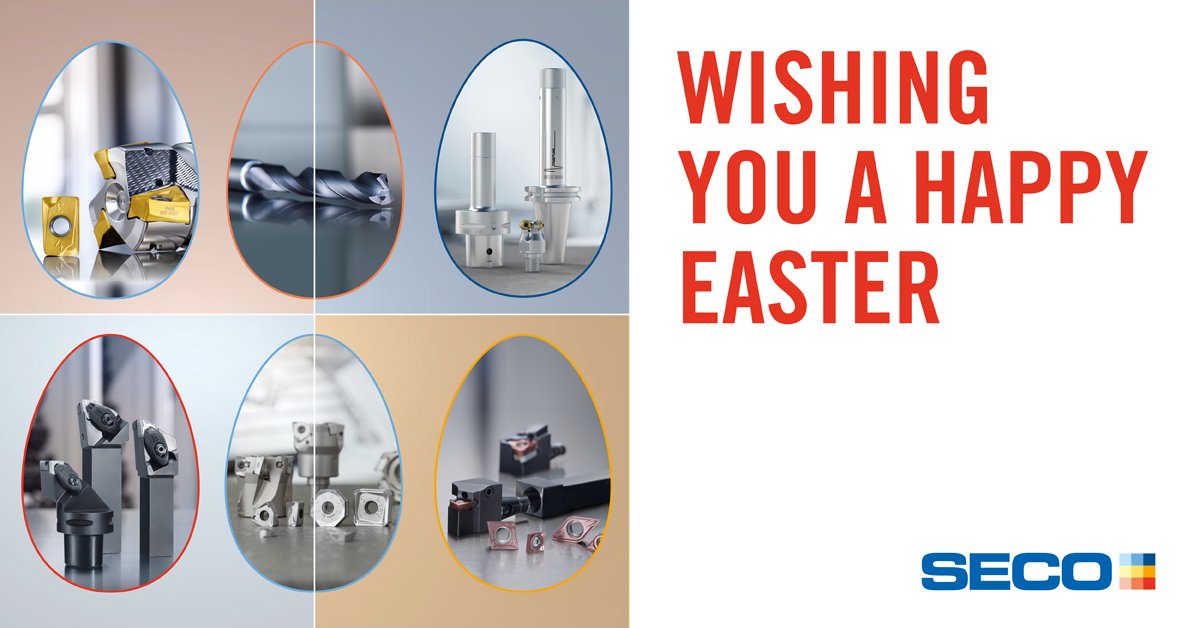 secotools's tweet photo. Seco Tools wishes a happy Easter day to all of you. 🥚🍫 #secotools #tools4you https://t.co/VTnKqAiSyU