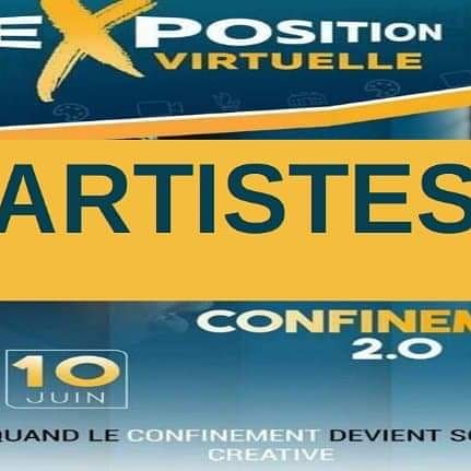 JeunesAvenir's tweet photo. [ ARTISTES SELECTIONNES] 
#exposition_virtuelle
CONFINEMENT 2.0 #confinement_2_0
10 avril au 10 juin 2020 #en_ligne instagram facebook twitter
----------------------------
Welcome to the first edition of our #virtual_exhibition
April 10 to June 10, 2020 #onlinelearning https://t.co/tkTcKtxTjy
