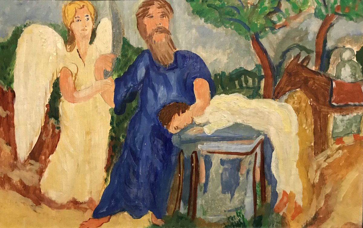 Kast met oudtestamentische voorstellingen, 1943, Hendrik Nicolaas Werkman
In ‘Tendensen: De Ploeg na 1928: Jan Altink, Ekke Kleima, Jannes de Vries’, in 2018 <a href="/GroningerMuseum/">Groninger Museum</a> 
#art #expressionisme #tentoonstelling #DePloeg #100JaarDePloeg #museum