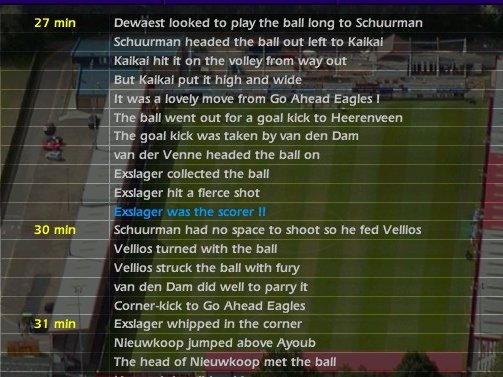 ...De Superfriezen make all the early running but its the home side which make the breakthrough. Maurice Exslager striking the ball home from a van der Venne knockdown. 6 minutes later the German is played in by Vellios and rifles home his 2nd.... #CM0102