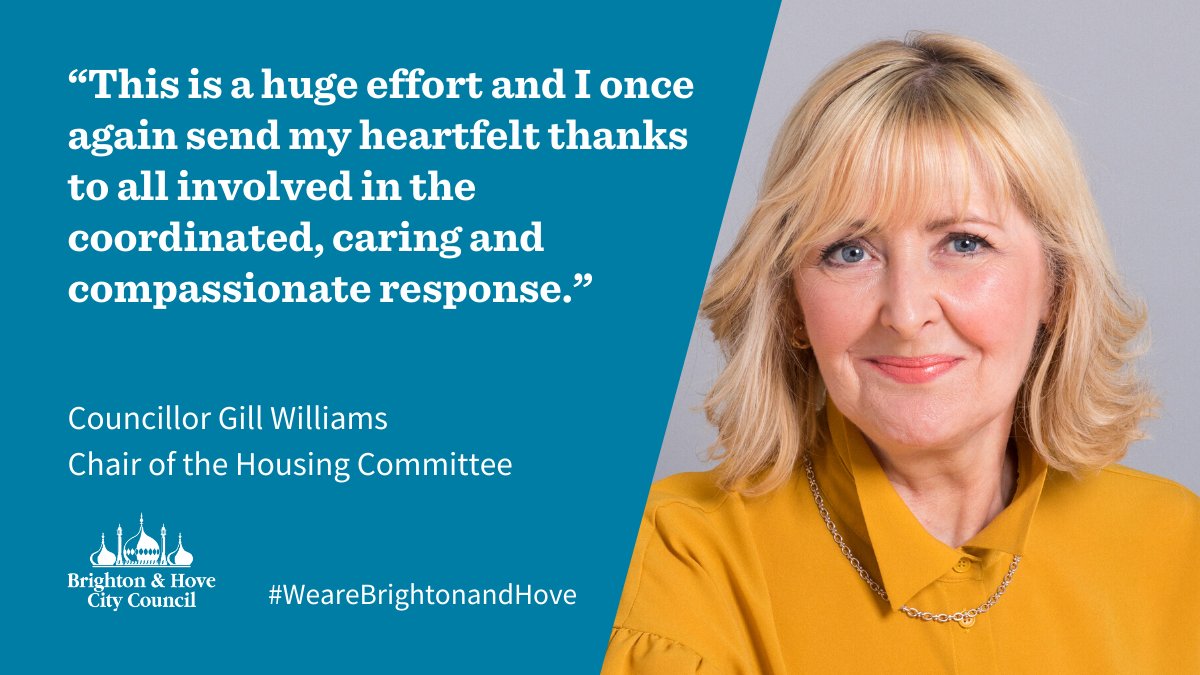 BrightonHoveCC's tweet photo. We’ve secured two more hotels to provide safe accommodation for people sleeping rough during the Covid-19 crisis. 

We’ve helped around 140 people move off the streets into safe and are providing food and support to them all.

Read the full update at: https://t.co/MYGKeiegOu https://t.co/PCtrDUFuZ1
