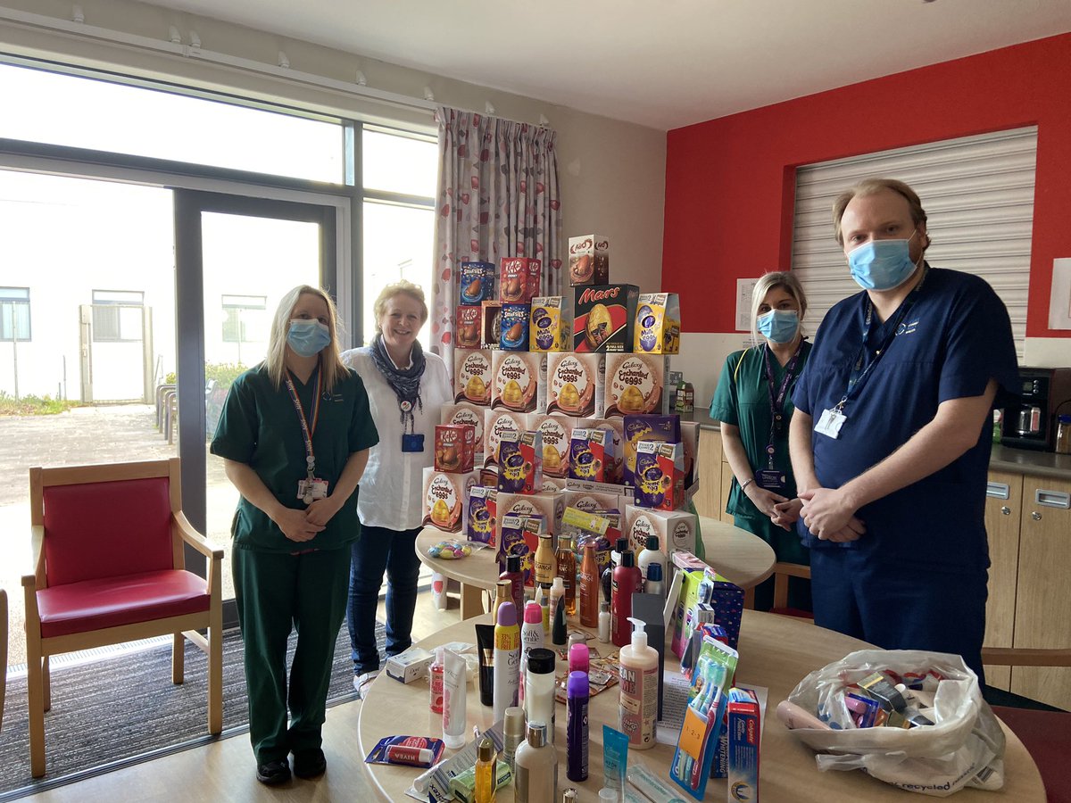 A massive thanks to <a href="/AldiUK/">Aldi Stores UK</a> Newport, <a href="/RMHub/">Radyr & Morganstown Hub</a> <a href="/Miskin_Manor/">Miskin Manor Hotel</a> <a href="/coopuk/">Co-op</a> Radyr for generous donations. All donations were delivered to patients in mental health. A very special THANK YOU to Gail Davies for Organisation 👏👏👏.<a href="/CV_UHB/">Cardiff and Vale University Health Board</a> <a href="/cardiff_jp/">Jenny Pinkerton</a> <a href="/CAVocctherapy/">Cardiff and Vale UHB Occupational Therapy Service</a>