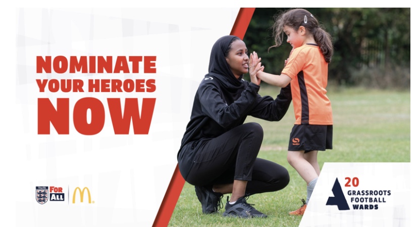 🥇 IT’S BACK! 🥇 The nomination window for the Lancashire FA Grassroots Football Awards is now open! You can nominate for the National FA, Lancashire FA and Long Service Awards now, with the window closing on 18th May 2020. bit.ly/2vQRn4X