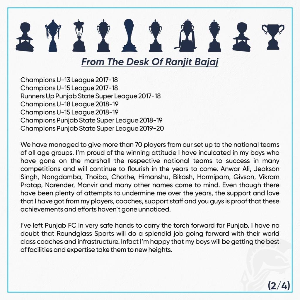 THE_RanjitBajaj's tweet photo. A letter from my heart to all fans of Indian Football &amp; others who are concerned or confused about my decision to move on from Punjab FC. Hope you guys will support me in this move, Love RB🥰🙏🏽🇮🇳@ILeagueOfficial #MinervaAcademyFC @IndianFootball #IndianFootball  @minervapunjabfc https://t.co/VzL2ua4y6X