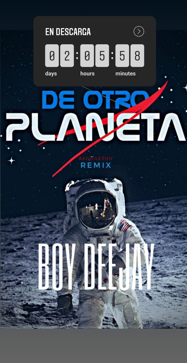 BoyDeejay87's tweet photo. Danny Romero - De Otro Planeta (Boy Deejay Remix)🔊🔊

Descarga: https://t.co/cB6CGrFSJa

REDES SOCIALES:
https://t.co/JrOtjMpOIS
https://t.co/TXNBCfG84A
https://t.co/0ze4zZVfRk
https://t.co/gojVw6662H

#dannyromero #Deotroplaneta #remix #Reggaeton https://t.co/zy51VVud4R