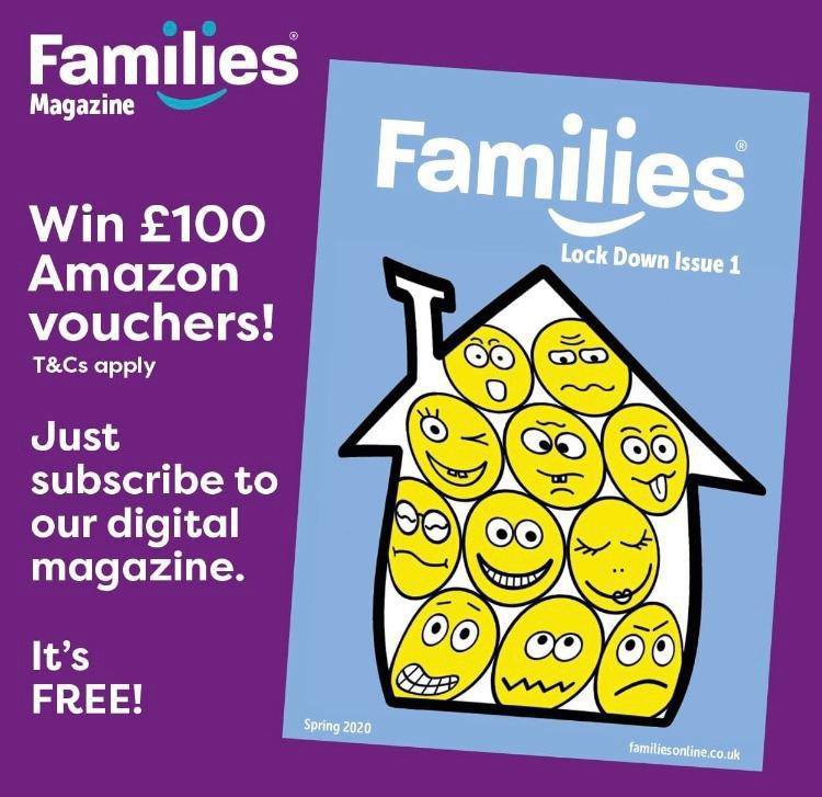 ⭐Subscribe to receive the FREE digital version of Families London-Kent Borders Magazine and be in with a chance of winning £100.00 Amazon vouchers!⭐

Go to bit.ly/3c4xTJm and sign up
T &amp; C's at bit.ly/2XmI1cm