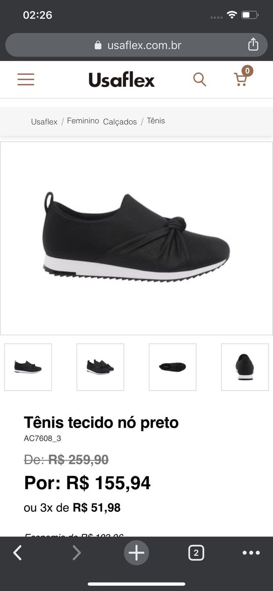 tenis usaflex para academia