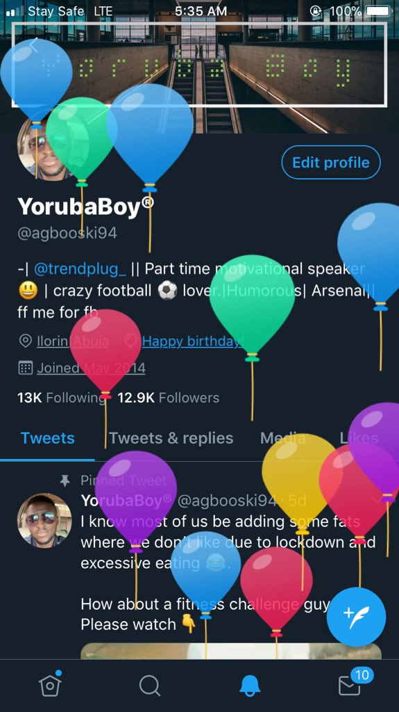 YorubaBoy__'s tweet photo. It’s my Birthday on a Good Friday and I got the balloons.🎈 🎈🎈 

If this crosses your TL say a prayer for the world 🌍 https://t.co/dKXXEFOEyH