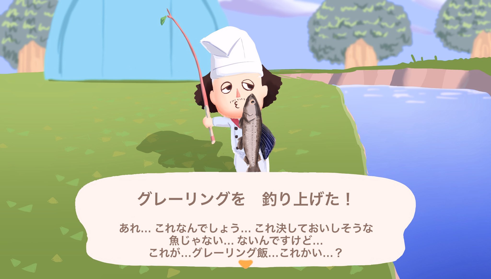 Mafty 新橋駅前にイラスト掲載中 無人島でグレーリングを釣る大泉洋 大泉洋 水曜どうでしょう どうぶつの森 あつまれどうぶつの森 Mafty 新橋駅前にイラスト掲載中 無人島でグレーリングを釣る大泉洋 大泉洋 水曜どうでしょう どうぶつの森 あつまれどうぶつの森