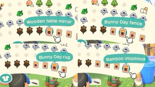 dLAVIpoe's tweet photo. Yard trade sale happening in my island (furniture, recipes, fossils, 3 turtles) I’m in need of cherry-blossom recipes (see pic for the recipes i need). Will accept cherry-blossom recipes, sharks, oarfishes, nmt, or other cool items for trade. Dm me for ur offers. #dodocode https://t.co/3PLYG0aWkv