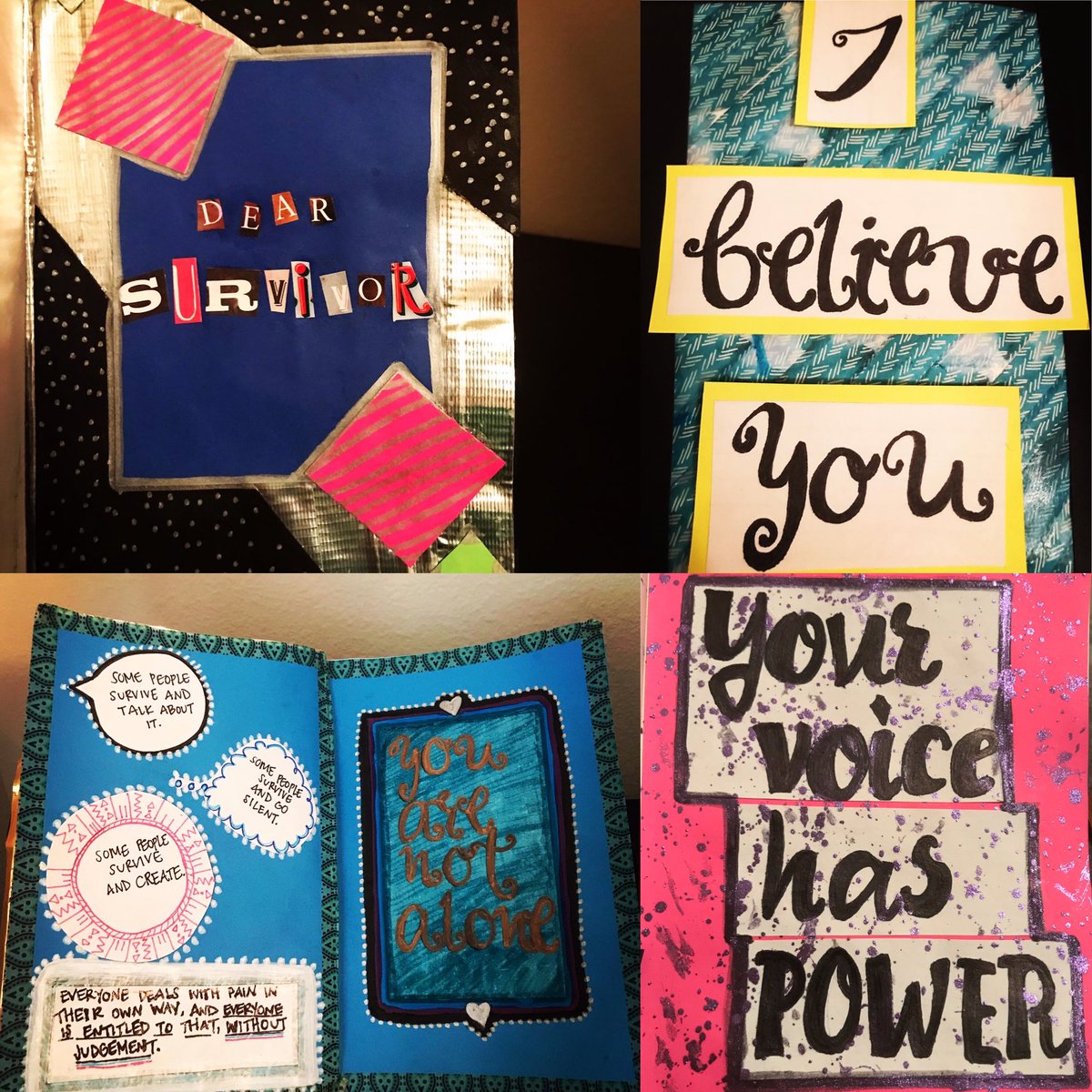 TheBeProject's tweet photo. Art is powerful and so are you. #yourvoicehaspower #believesurvivors #supportsurvivors #doingyourpartthroughart #30daysofsaam #saam2020 #turntexasteal #youarenotalone #consentmatters https://t.co/U2fB7m0Kr1