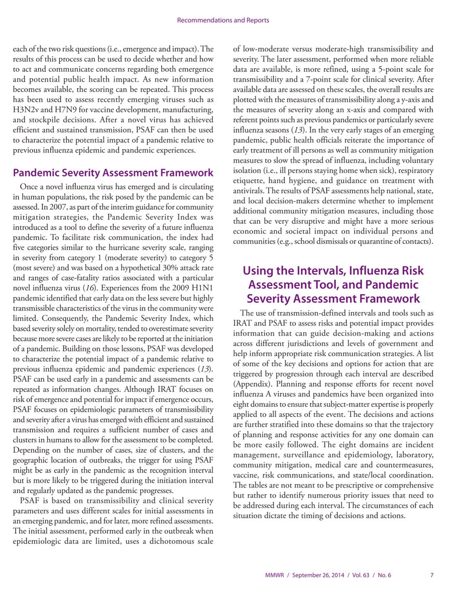 Pages 4-12 of the CDC-MMWR pandemic reportelucidates the stagecommunity spreadtestingsentinel surveillancecollaboration with our global partnersBasically EVERYTHING Trump refuses to do - he’s a “stable genius” & he knows more than ANYONEF’ng Asshole https://www.cdc.gov/mmwr/pdf/rr/rr6306.pdf