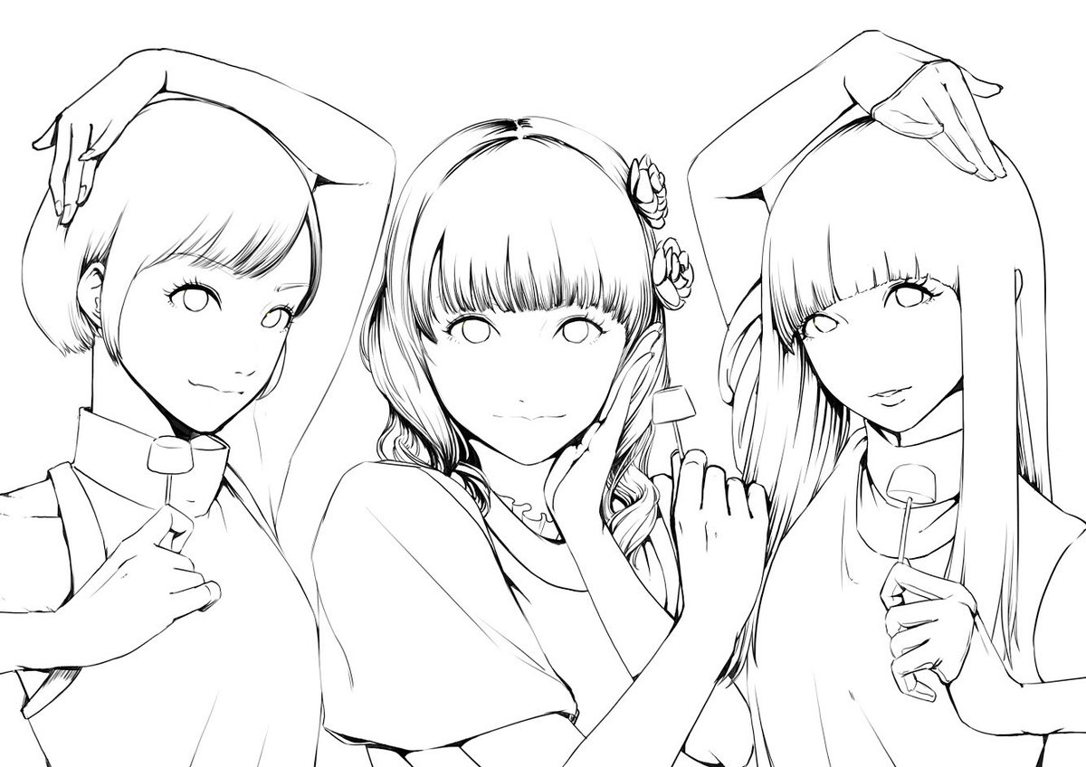 在宅でお暇な方
Perfume塗り絵はいかが??
#塗り絵 #prfm #mth 