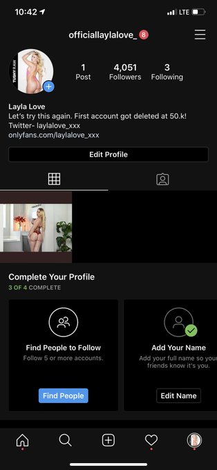 Watch Layla Love's leaked NSFW photo on TwXstars