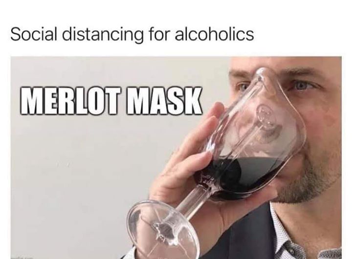 Wouldn't it be funny if Merlot cured COVID-19?! 😜🍾🙄🍷😷 #wine