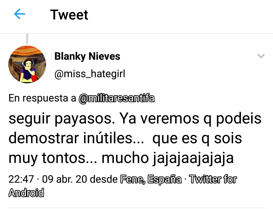militaresantifa's tweet photo. Realmente, la imagen nos fue enviada y no sabíamos la identidad de la militar en cuestión. Ahora sí.
Salomé G. ex-vicepresidenta de .@UMT_Tropa desde que fuera expulsada de esa asociación por sus vínculos con Hogar Social Madrid.

Fuente y agradecimientos: https://t.co/NfnfGSD7wn https://t.co/DEPXL29ECh