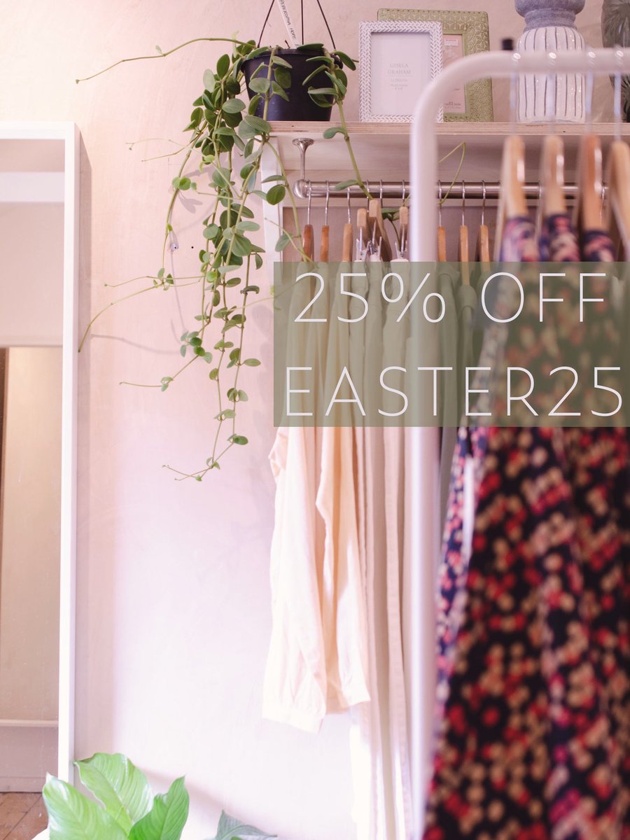 25% OFF across our whole site starting today until midnight Monday.
It’s #Easterweekend and we wanted to give you all an #Easter treat...unfortunately it’s not chocolate but it’s still pretty sweet.
Stay home. Stay safe. Protect the NHS.
*
*
*
#sale #shopindie #shopsmall #settle