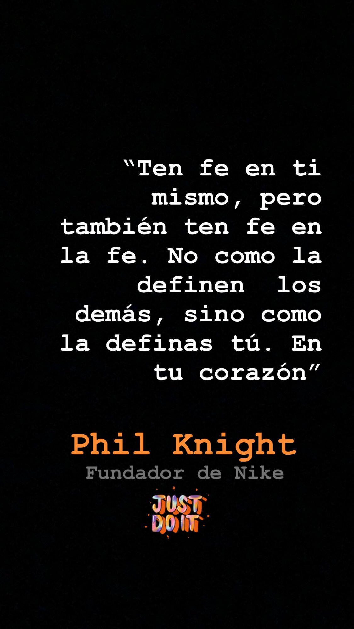 capítulo Eso Magnético Carolina Padrón on Twitter: "Acabo de terminar el libro Nunca Pares de Phil  Knight, fundador de @Nike. Una historia muy inspiradora sobre atreverse a  pensar fuera de la caja, a innovar. A