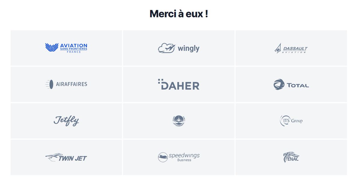 ✈️ La communauté aéro en aide aux soignants !

🔸#Aviationsansfrontières &amp; Wingly ont créé une plateforme aidant au transport rapide du personnel &amp; matériel médical
🔸Daher, Dassault &amp; d'autres cies apportent avions &amp; pilotes 
🔸Total finance le carburant

Bel esprit d'équipe 💪