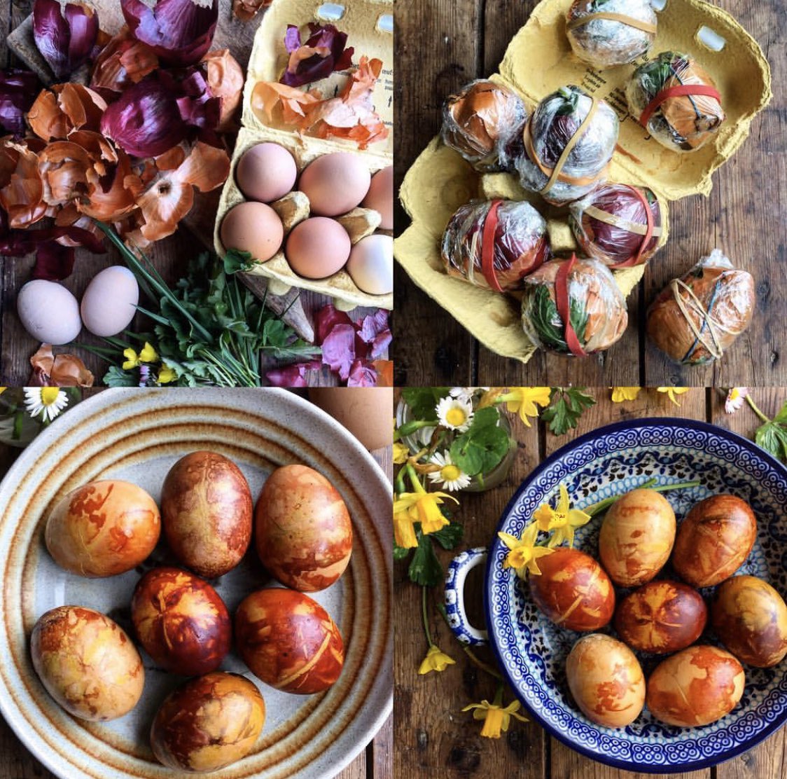 KarenBurnsBooth's tweet photo. Making these pace eggs for a Good Friday breakfast to be served with hot cross buns - you find the recipe here: https://t.co/058KNkH3dA #paceeggs #goodfriday #hotcrossbuns https://t.co/2VhHn2kY33