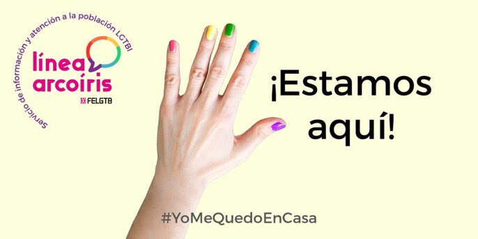 GyldaRioja's tweet photo. ✅Estamos aquí:  #LíneaArcoíris #LGTBI

Si necesitas información, asesoramiento o apoyo. 

▶️La Rioja => .@GyldaRioja 
☎️654 975 031 
📩gylda@felgtb.org

▶️ Nacional => .@FELGTB 
☎️913 604 605 (Nacional)
📩info@felgtb.org

#YoMeQuedoEnCasa https://t.co/cHtLJHH02B