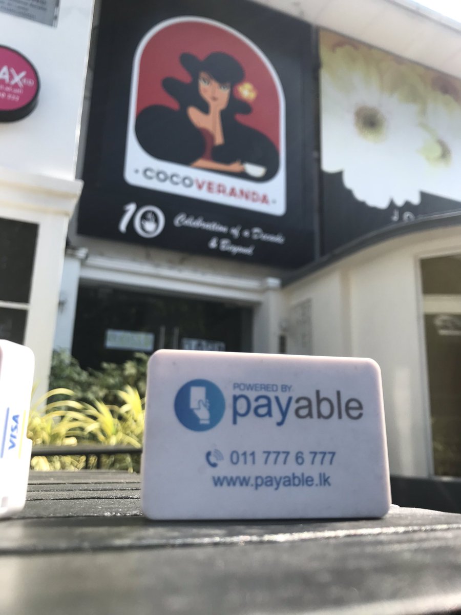 <a href="/cocoveranda/">Coco Veranda</a> !!  Yes, they are back to serve you with their finest food and beverages to your doorstep while encouraging you to stay home. 
Don’t worry card on delivery is available now .. #payablesl #SriLanka #lka #COVIDー19