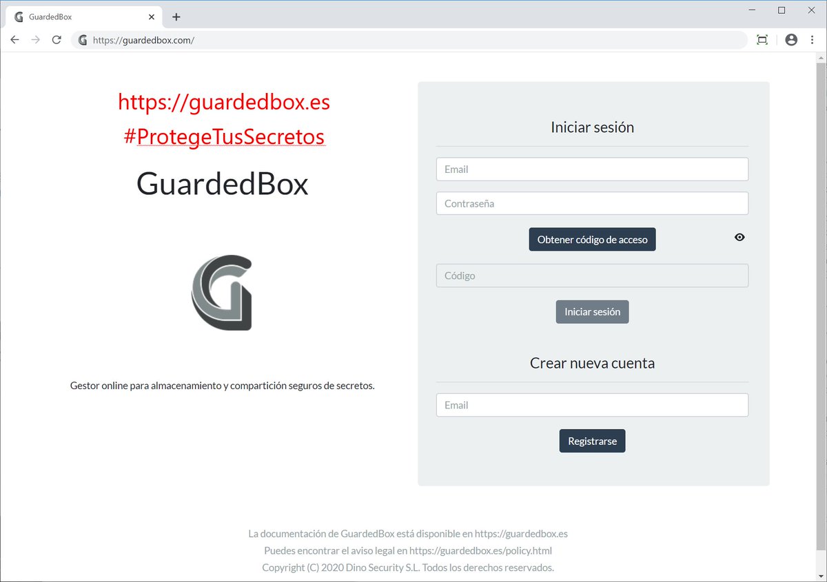 dinosec's tweet photo. Si te perdiste el taller práctico de @GuardedBox y quieres saber como proteger y compartir tus secretos de forma segura, accede a la grabación y no olvides tu donación @CruzRojaEsp #COVID19 ;-) 

https://t.co/2jyhDLNhQ6

@C0r0n4CON #c0r0n4CON #QuedateEnCasa #ProtegeTusSecretos https://t.co/R7H7A9jTdh