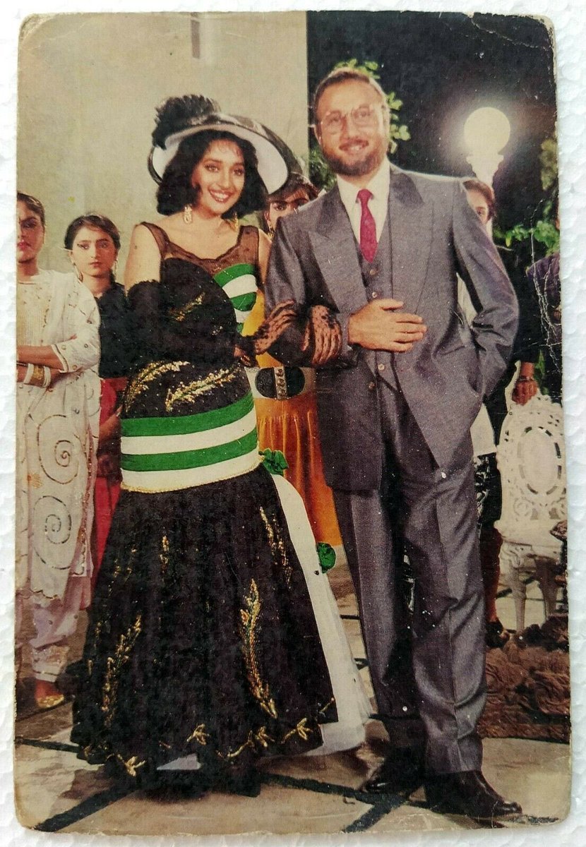 Madhuri is a delightful person, a brilliant actor and effortless in her work. She is simple yet sharp as an actor. She is a very good co-actor."  -   #AnupamKher