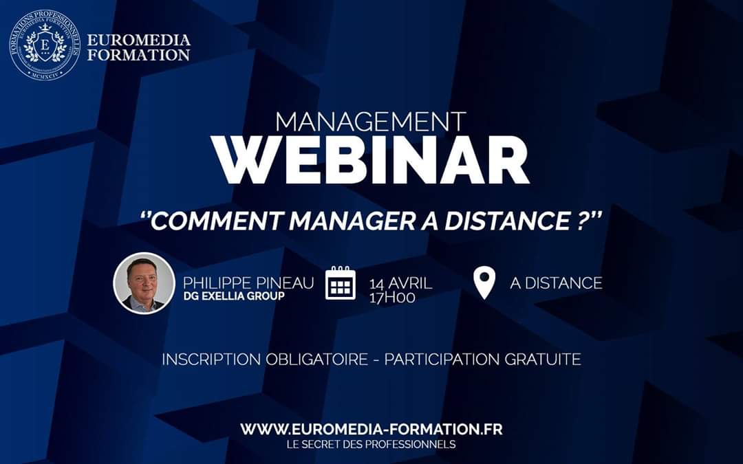 euromedia_f's tweet photo. Comment manager à distance ? 

WEBINARE GRATUIT 
RDV LE 14 AVRIL

lien d'inscription : https://t.co/XuQUhwRnkv https://t.co/NomnjGgyrk

#manager #management  #confinementjour26 #COVIDー19 #formation https://t.co/2iBSQqcqIU