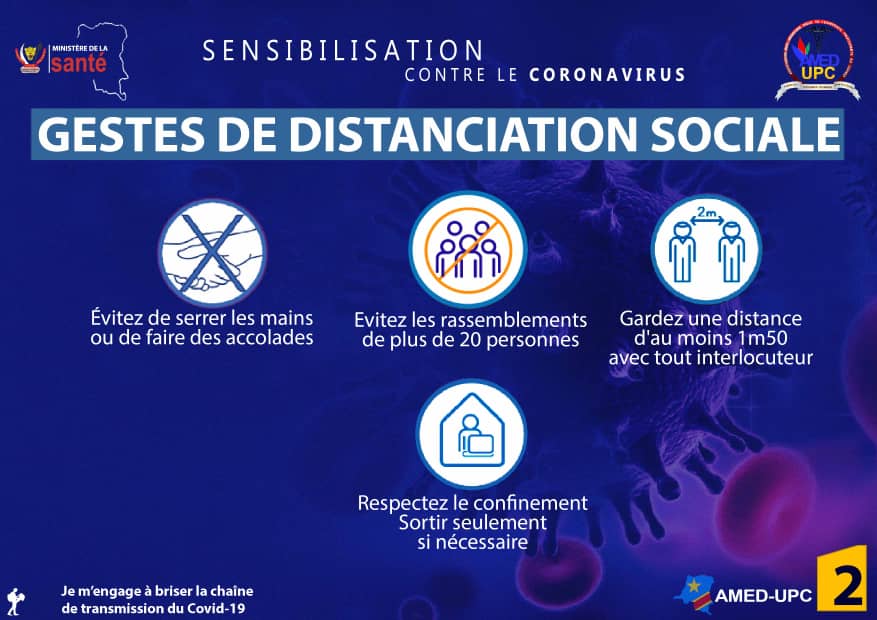 OdimbaRene's tweet photo. Le convid19 est une maladie très contagieuse, les gestes de distanciation sociale sont salutaires https://t.co/dK9dvFipvf