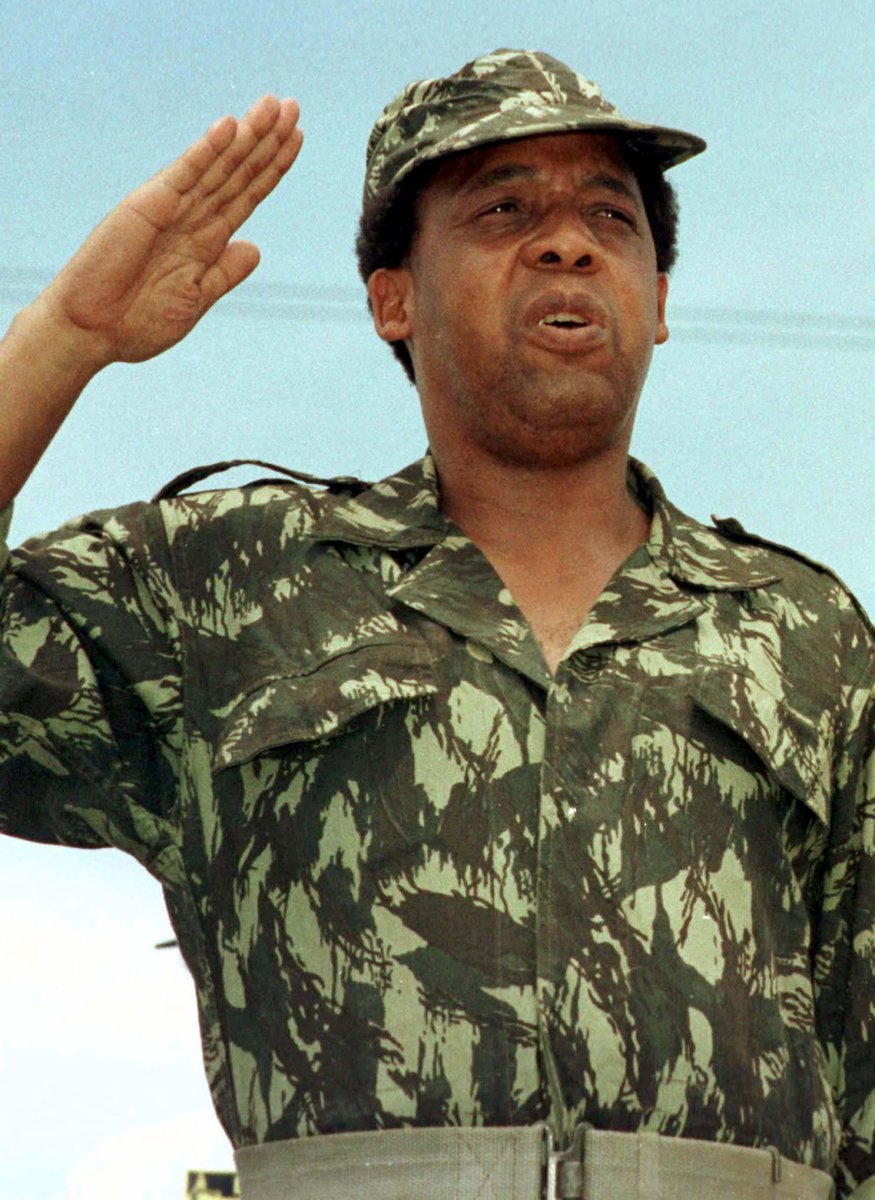 IamMzilikazi's tweet photo. LEST WE FORGET: On this day in 1993, a coward assassinated Martin Thembisile Chris Hani, a father, a leader, a visionary, a commander, a soldier of uMkhonto we Sizwe and “ the doyen of democracy and freedom.” ✊🏿 https://t.co/aAPXjTbe90