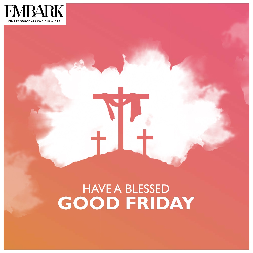 EmbarkPerfumes's tweet photo. May you be blessed with the Goodness of Good Friday!
.
.
.
.
.
.
.
.
#goodfriday #easter #occasionspot #topical #topicalpost #topicalspot #topicalformat #trending #trendingpost #trendingformat #trendingspot #creativespot https://t.co/ItopytHHxc