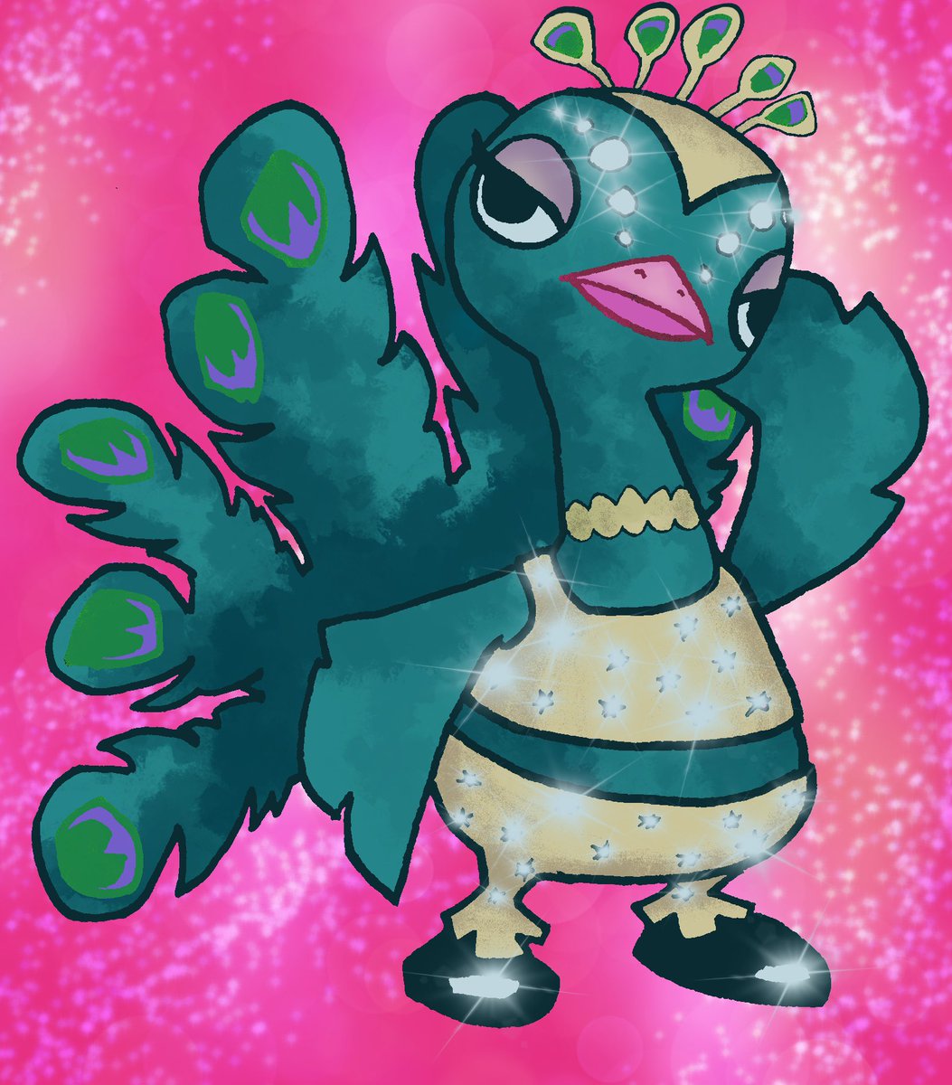 GB_COMICS's tweet photo. Perhaps this needs more sparkles? Pavé is here for your bonus #DrawLent coloured in #procreate https://t.co/vQPH8766Jk
