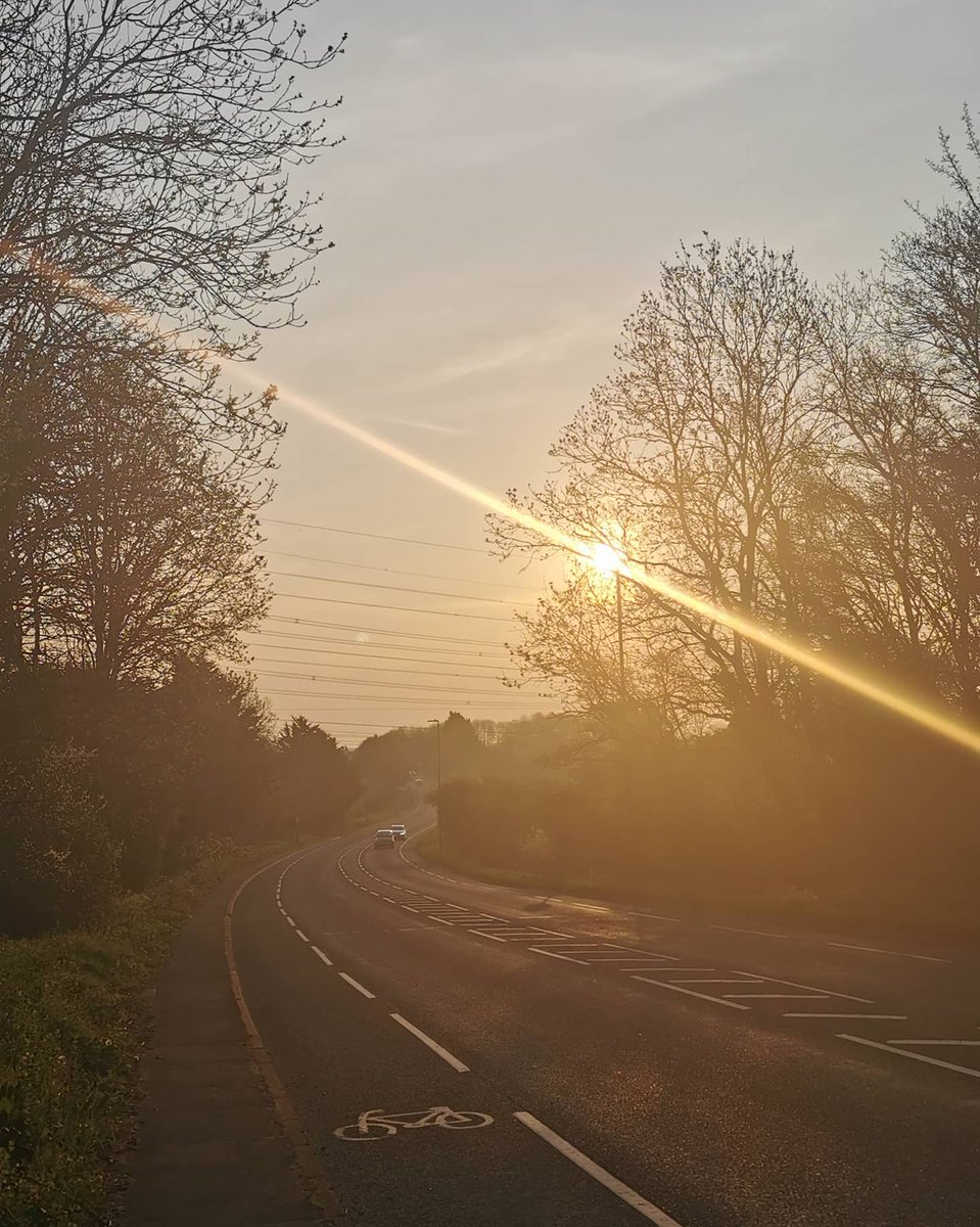 Early morning run for the Westonbirt Easter 10k 🐰🐣🌞🥚 @dbmaxevents