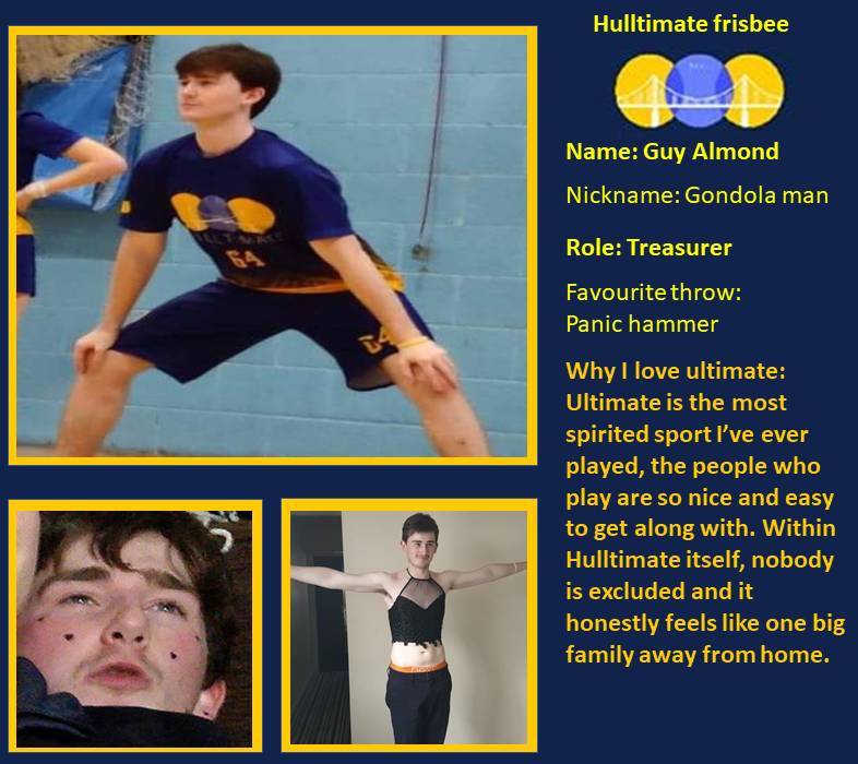 Introducing the committee: Treasurer
The treasurer handles the club's finances.

#hulluni #hullsport #ultimatefrisbee